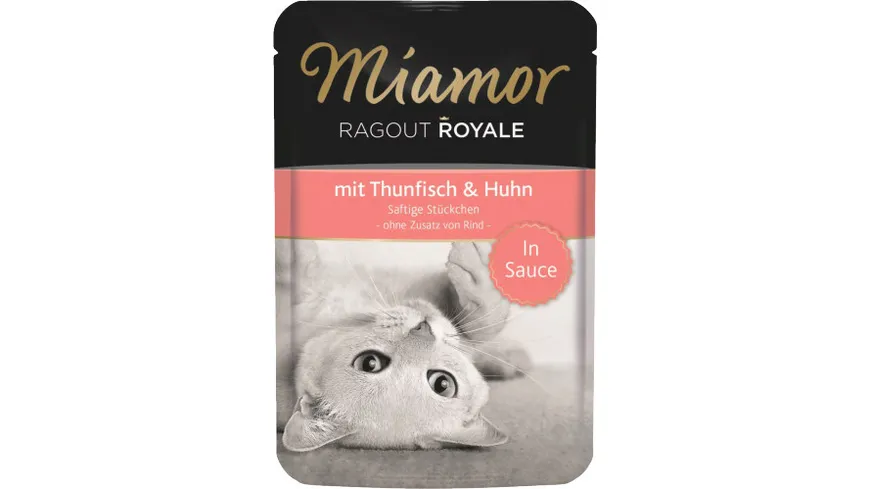 Miamor Katzennassfutter Ragout Royale Mit Thunfisch Huhn Online