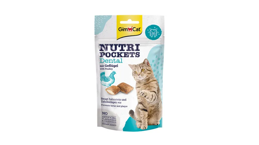 GimCat Nutri Pockets Katzensnack Dental online bestellen MÜLLER