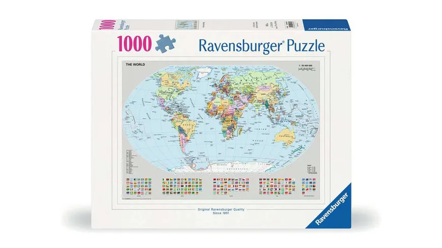 Ravensburger Puzzle Politische Weltkarte Teile Online