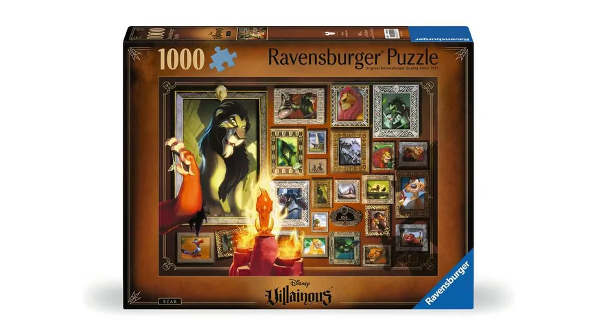 Ravensburger Puzzle Scar Teile Disney Villainous