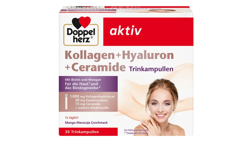 Doppelherz Kollagen Hyaluron Ceramide online bestellen MÜLLER