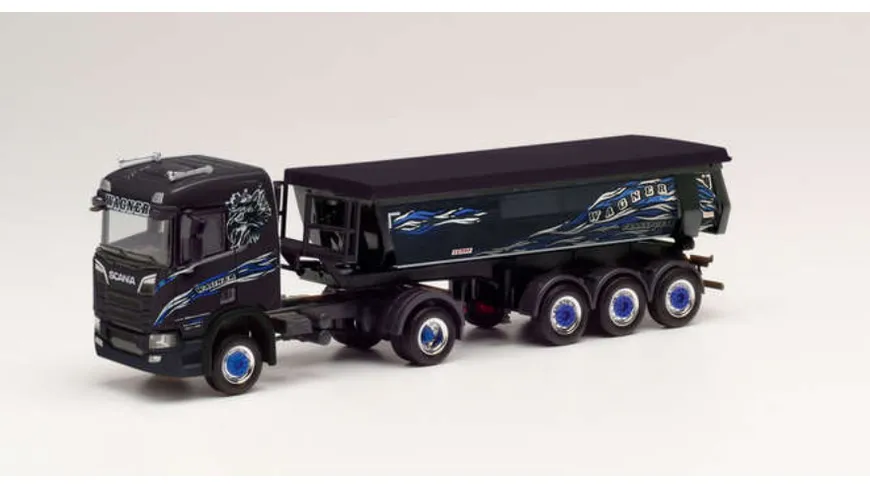 Herpa 311991 Scania CR 20 Rundmulden Sattelzug Wagner