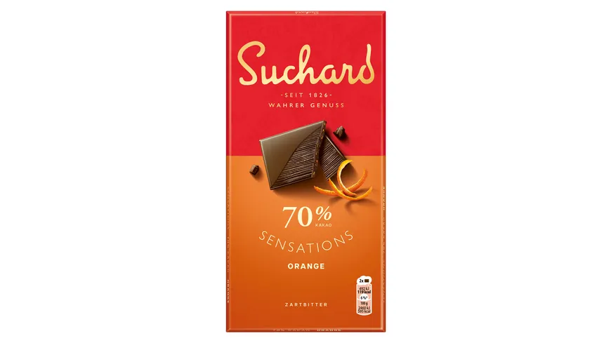 Suchard Sensations Schokolade Orange 70 Kakao online bestellen MÜLLER