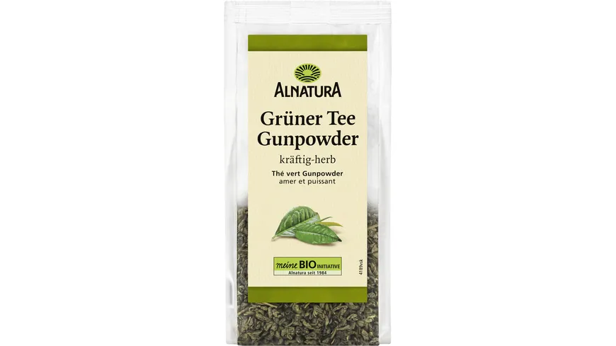 Alnatura Grüner Tee Gunpowder lose 100G online bestellen MÜLLER