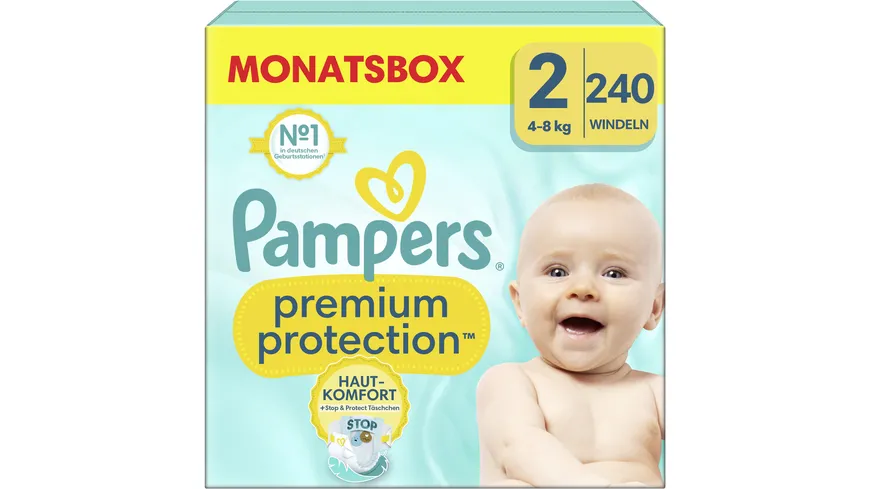 Pampers Premium Gr 2 Mini 4 8kg Monatsbox online bestellen MÜLLER