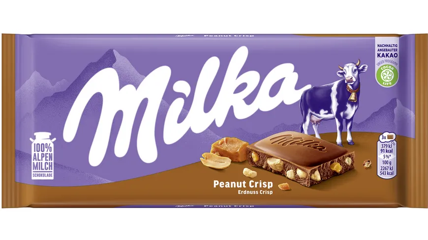 Milka Schokoladentafel Peanut Crisp online bestellen MÜLLER Österreich