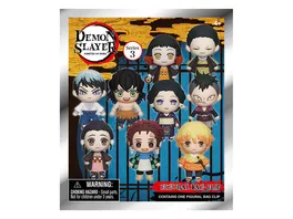 Demon Slayer Anhaenger Serie 3 Taschenclip sortiert eine Packung enthaelt eine zufaellige Figur