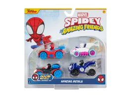 SPIDEY und seine Super Freunde 4er Set Die Cast Fahrzeuge