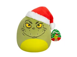 Squishmallows Der Grinch mit Santa Muetze 25cm