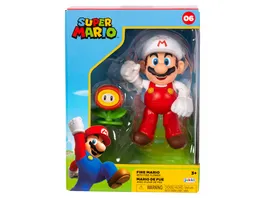 Super Mario Fire Mario 10 cm Figur Sammlerbox