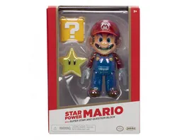 Super Mario Mario Stern 10 cm Figur Sammlerbox