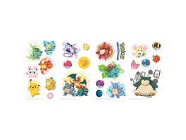 HCM Kinzel RoomMates Wandsticker Pokemon Iconic Peel And Stick Wall Decals