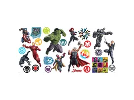 HCM Kinzel RoomMates Wandsticker Classic Avengers Peel And Stick Wall Decals