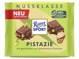 Ritter Sport Nuss Klasse Pistazie Tafel