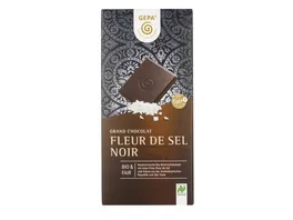 GEPA Bio Grand Chocolat Fleur de Sel Noir
