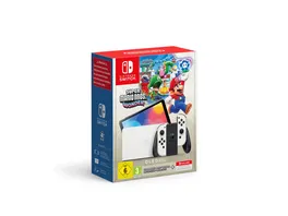 Nintendo Switch OLED Modell weiss Super Mario Bros Wonder Nintendo Switch Online 12 monatige Einzelmitgliedschaft