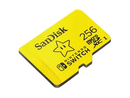SanDisk microSDXC Extreme 256GB A1 V30 U3 C10 R100 W90 fuer Nintendo Switch