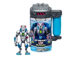 MrBeast Lab   Mutationskammer mit Actionfigur Experimentiere um dein Biest zu erschaffen Entfessle den Metallic Panther