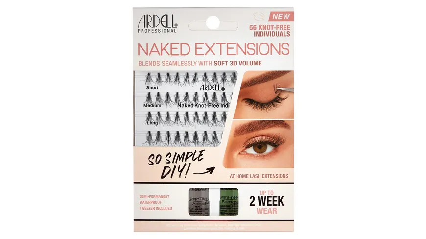 Ardell Naked Extensions Set Einzelwimpern Online Bestellen M Ller Sterreich