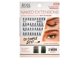 ARDELL Naked Extensions Set Einzelwimpern