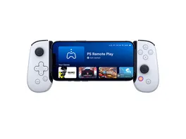 Backbone One PlayStation Edition Mobile Gaming Controller fuer iPhone I weiss