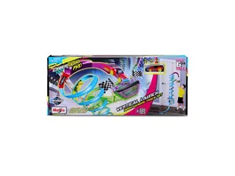 Maisto Cyber Racers Door Hoop Spielset Rennbahn inkl 1 Spielzeugauto