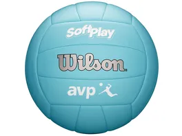 Wilson Volleyball AVP Soft Play Blau Groesse 5