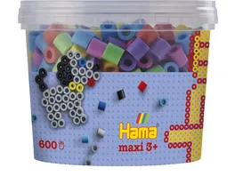 Hama Dose mit Maxi Perlen Ca 600 Perlen