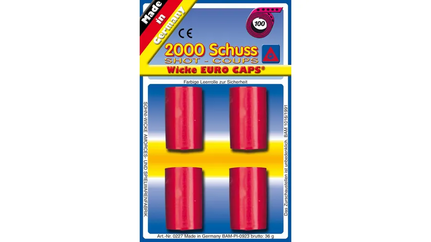 Schrödel 8070227 100-Schuss-Bänder Zündblättchen Spielzeug 