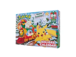 POKEMON Adventskalender 2024 inkl 24 Figuren und Zubehoer