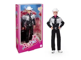 Barbie Signature The Movie Puppe Ken im schwarzem Cowboy Outfit