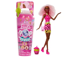 Barbie Pop Reveal Bubble Tea Serie Puppe und Zubehoer Set mit duftender Berry Bliss Modepuppe