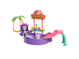 Enchantimals Puppe und Zubehoer Spielset Affen Swimmingpool