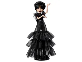 Monster High Wednesday Sammelpuppe Rave N Wednesday in schwarzem Kleid inspiriert von der Tanzszene