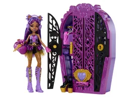 Monster High Skulltimate Secrets Monster Mysteries Spielset Clawdeen Wolf Puppe mit mehr als 19 Ueberraschungen