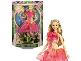 Universal Pictures Wicked Glinda Modepuppe mit abnehmbarer Mode und Zubehoer