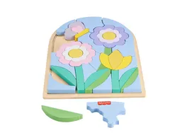 Fisher Price Blumengarten Holz Puzzle fuer Kindergartenkinder 37 Holzteile