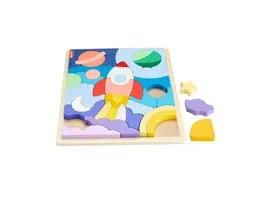 Fisher Price Weltraum Holz Puzzle