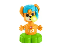 Fisher Price Beat Bande Spring Sing Fuchs Bruno Lernspielzeug fuer Babys mit Musik und Lichtern deutsche Ausgabe