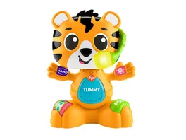 Fisher Price Beat Bande Lern Tanz Tiger Justin Lernspielzeug fuer Babys mit Musik und Lichtern deutsche Ausgabe