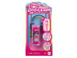 Barbie Mini BarbieLand Cutie Reveal Puppe mit Haustier ca 4 cm gross Dream Color Reihe Stile koennen abweichen