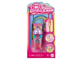 Barbie Mini BarbieLand Pop Reveal Puppen ca 4 cm grosse Puppe mit Ueberraschung Sensory Reveal Stile koennen abweichen