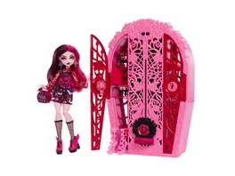 Monster High Skulltimate Secrets Garden Mysteries Spielset Draculaura Puppe mit mehr als 19 Ueberraschungen