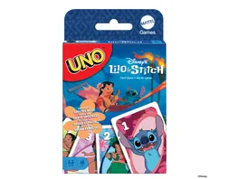 UNO Disneys Lilo und Stitch Kartenspiel fuer Kinder und Familienabende