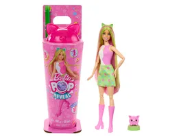 Barbie Pop Reveal Shakes Serie Set aus Puppe Accessoires duftende helle Haeschen Modepuppe