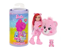 Barbie Cutie Reveal Gluecksbaerchis Reihe kleine Chelsea Puppe und Zubehoerteile 6 Ueberraschungen Stile koennen abweichen