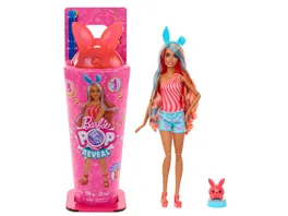 Barbie Pop Reveal Shakes Serie Set aus Puppe Accessoires duftende suesse Kaetzchen Modepuppe