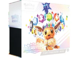 POKEMON Sammelkartenspiel Top Trainer Box Karmesin Purpur Prismatische Entwicklungen