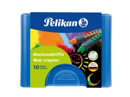 Pelikan Wachsmalstifte in Schiebehuelse 10er Box