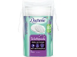 Duchesse Wattepads Peel Clean mit Aktivkohle 40 Stueck